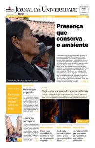 capa de jornal com indígenas e os noticias de hábitos urbanos