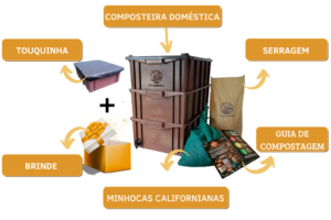 composteira de caixas para compostagem domiciliar